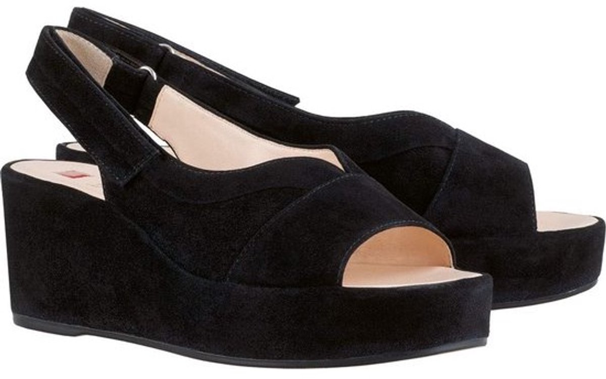 Dames Slingback Sandalen met Hoge Sleehak voor Comfortabel Draaggemak