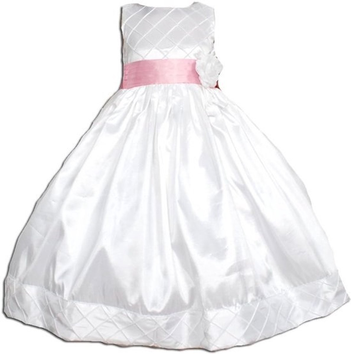 Elegante Heilige Communie Jurk voor Meisjes - Witte Feestjurk