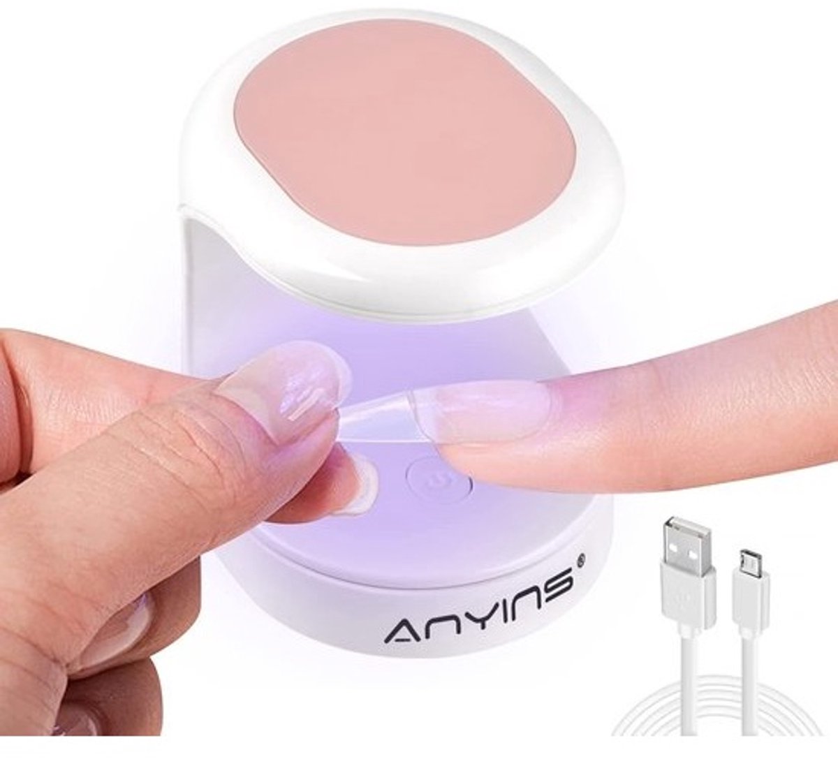 Mini UV Lamp 16W voor Gel Nails - Draagbare LED Nagellamp voor Nagelkunst
