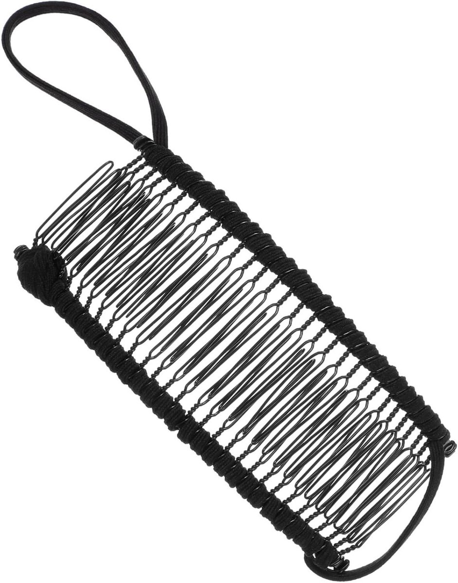 Haarzijde Kam - Bananenclip Haar - Haar Stijlen - 30 Tanden - 11 x 4 cm - Zwart