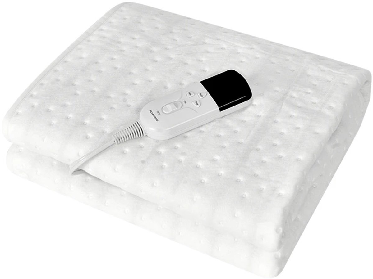 House Of Atelier - Electrische Deken - Verwarmingsdeken - Bedverwarmer - Verwarmde Deken - 150x80 cm - Timer - Wasbaar