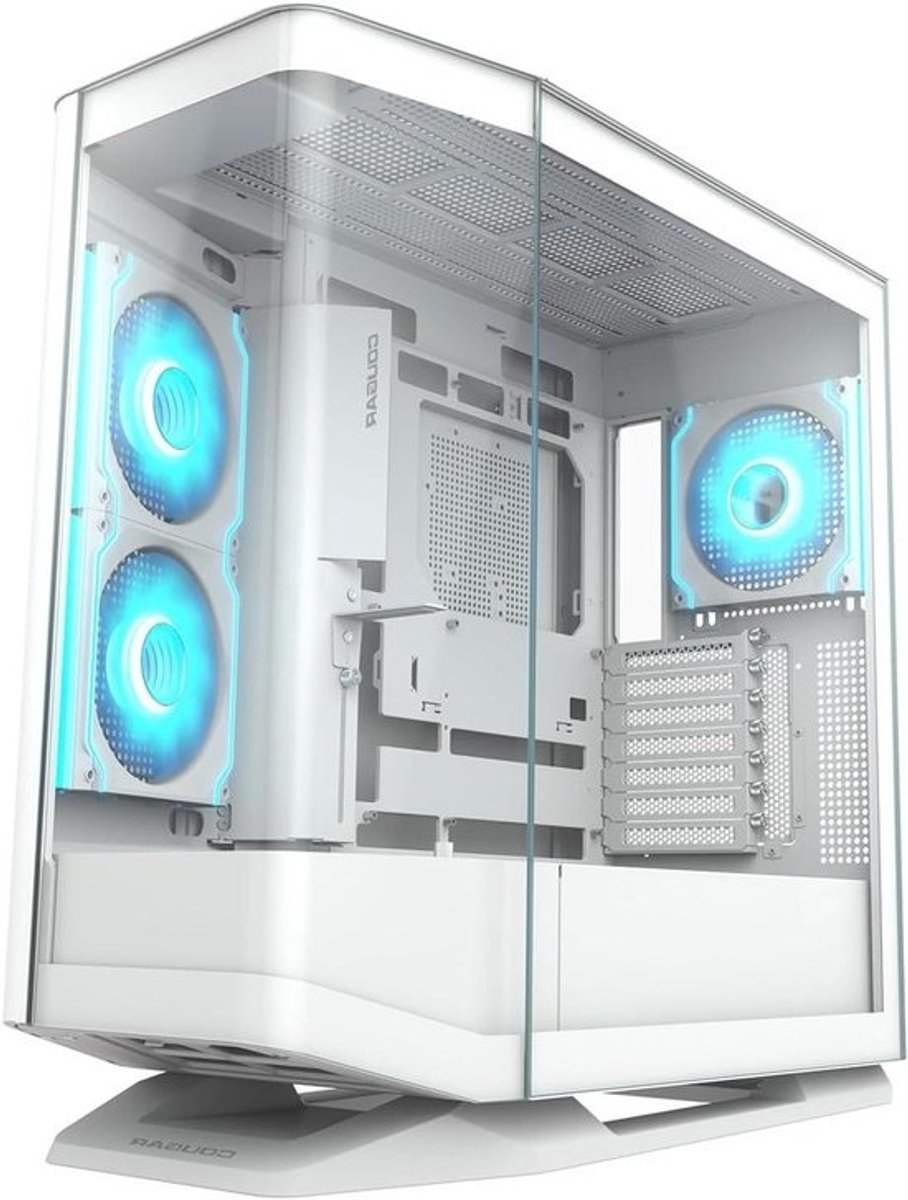 PC Behuizing - Computerkast Tower - Game PC Bouwen - Gehard Glas Paneel - Standaard Formaat - Zwart