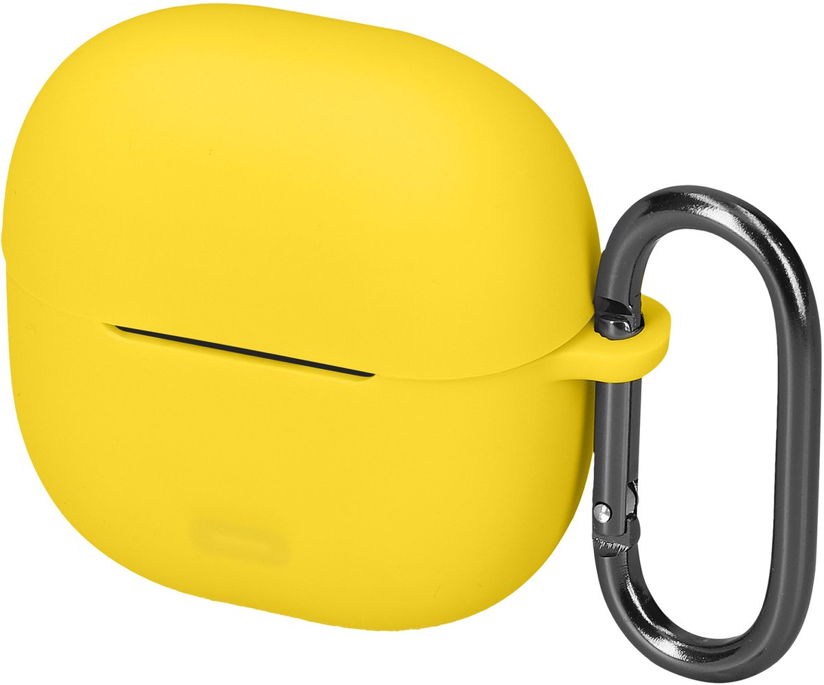 kwmobile cover voor oordopjes case - geschikt voor Xiaomi Redmi Buds 8 Lite - Trendy beschermhoes draadloze oordopjes in geel