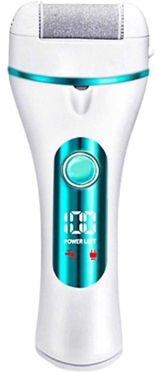 Elektrische Pedicure Apparaat - Draadloos met 3 Slijpkoppen, 2 Snelheden & LED-verlichting, IPX5 Waterdicht, Langdurige Batterij