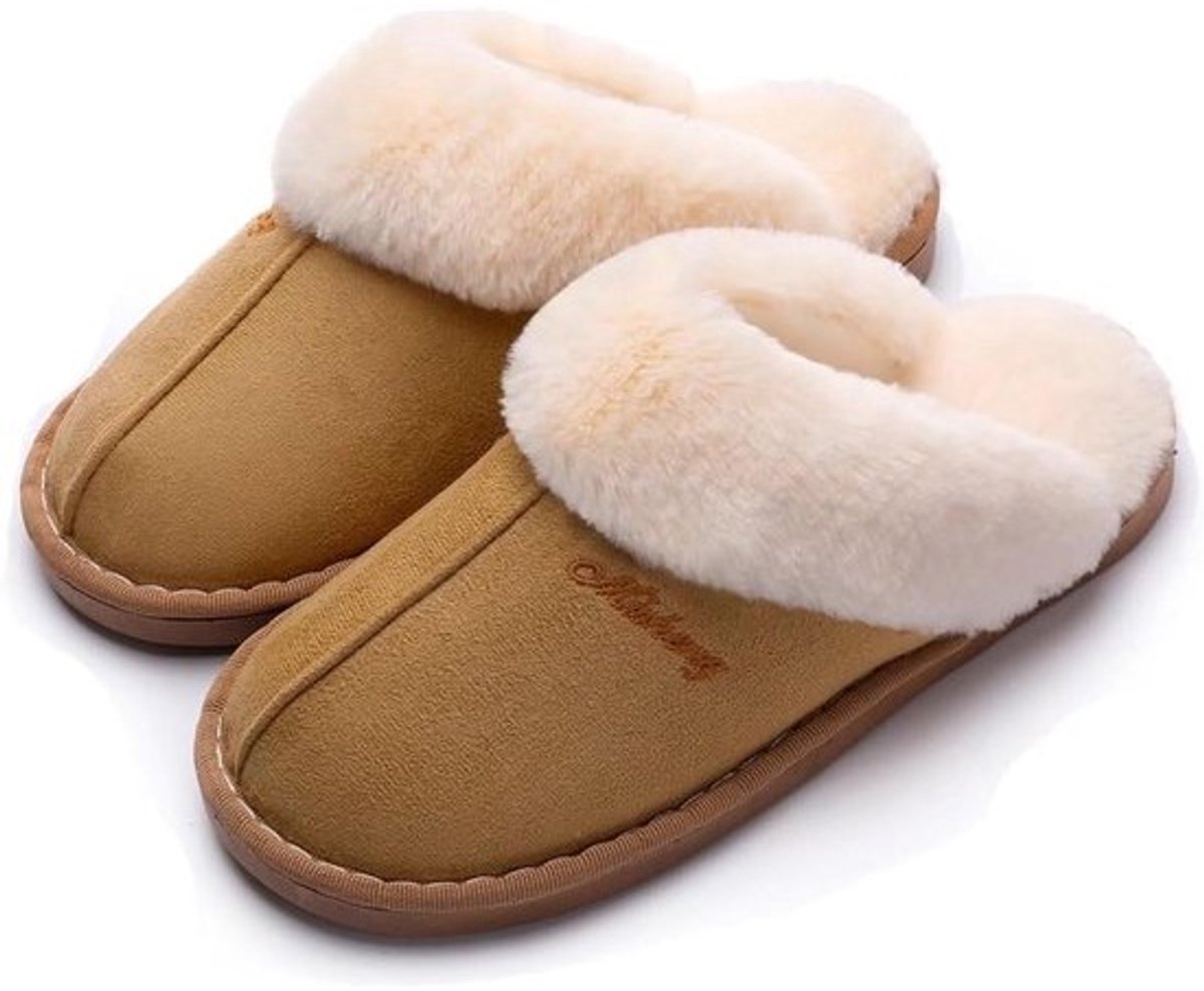 Luxe Dames Pantoffels met Traagschuim Voetbed en Antislipzool