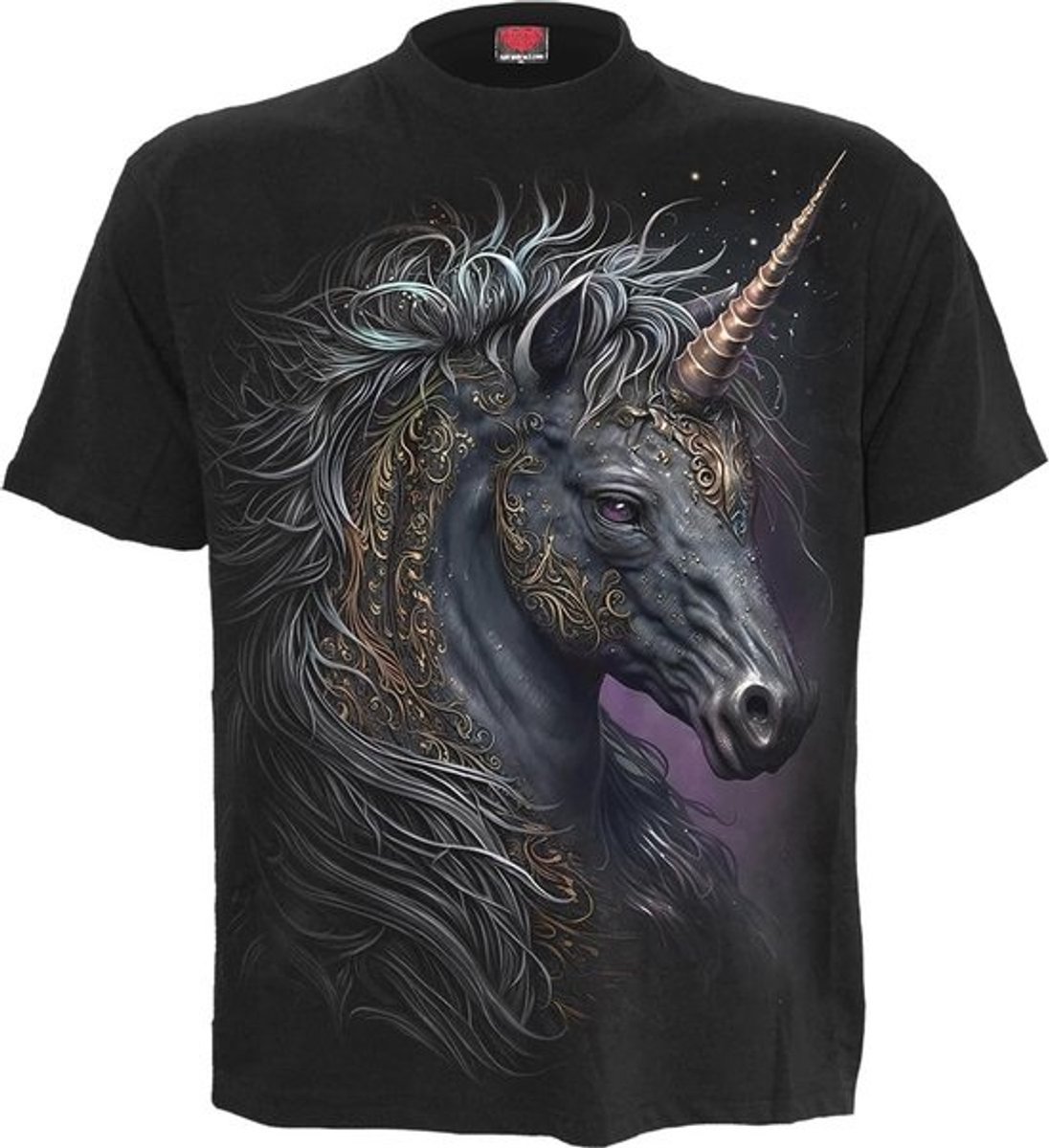 Celtic Unicorn T-shirt zwart - Dieren T-shirt met eenhoorn