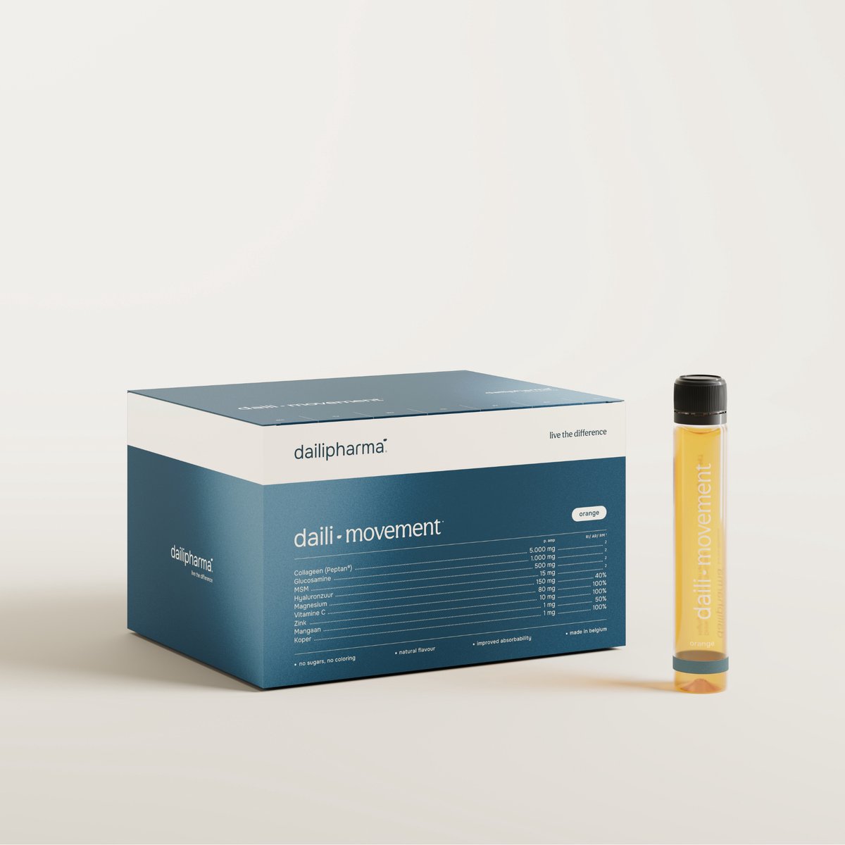 Bol.com Dailipharma Daili Movement - Vloeibaar Voedingssupplement - Gewrichtsondersteuning - Collageen MSM Glucosamine Magnesium aanbieding