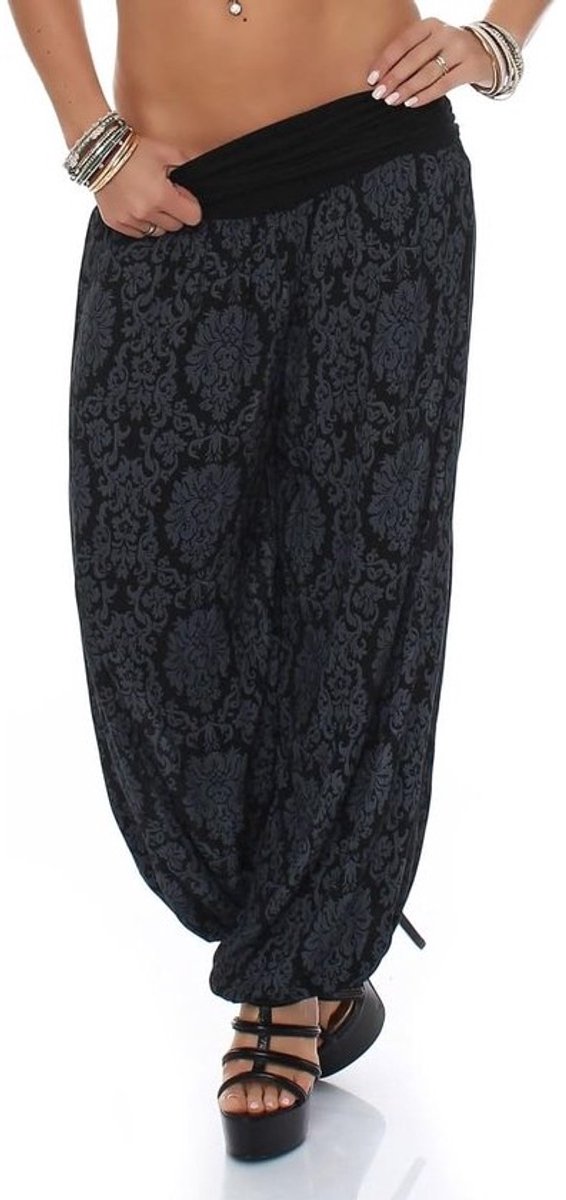Pofbroek Dames - Harembroek Yoga - Casual Vrije Tijd - One Size Fits All - 98cm Lengte