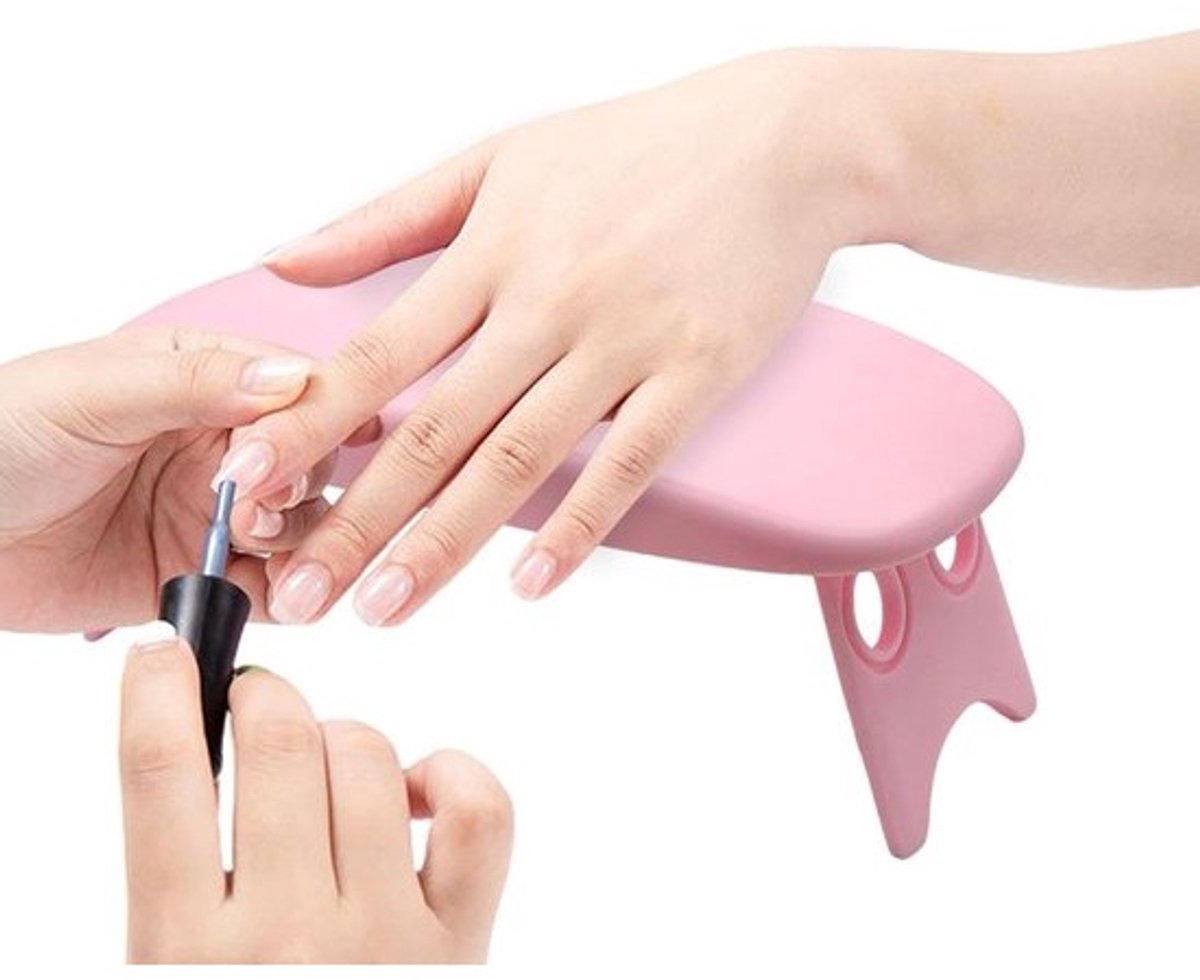 Nail Handsteun - Manicure Kussen - Nagel Behandelingen - Ergonomisch Verstelbaar - 20 x 9.6 cm