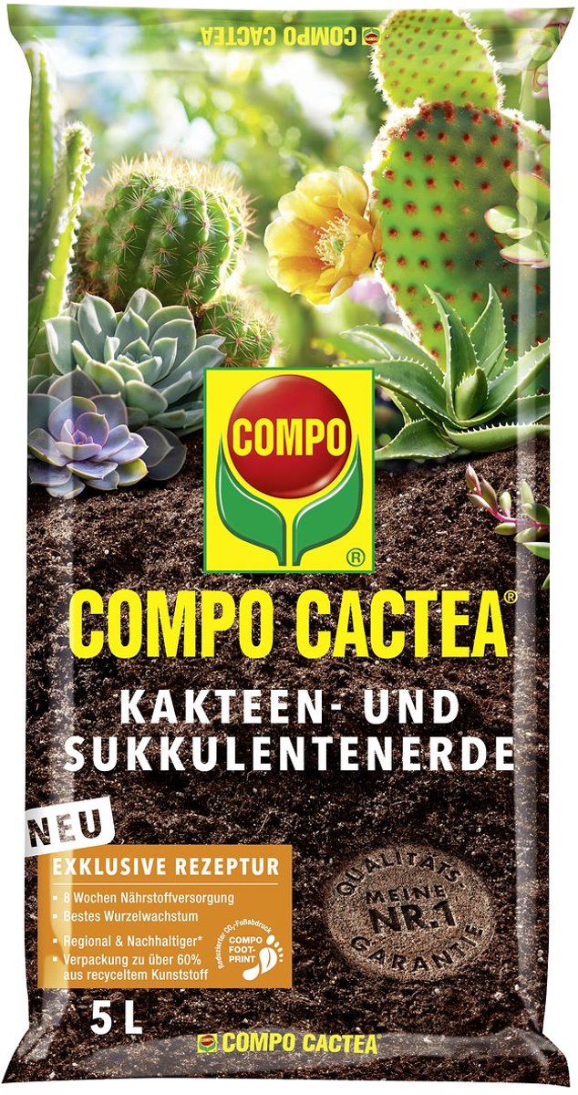 COMPO Cactea Cactussen- en Vetplantenaarde 5 liter