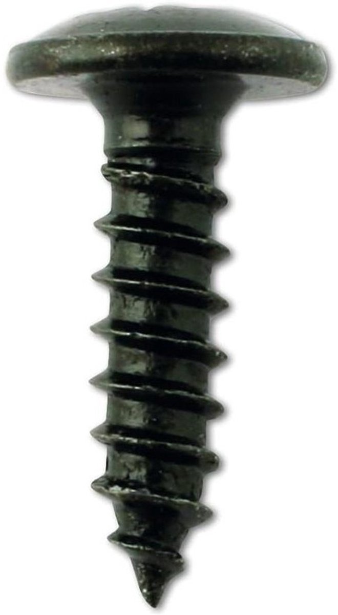 Flens Zelftappers - Zelfborende Schroeven - Bevestigen Onderdelen - Pozi Pan Drive - 35 mm x 12 mm - Zwart
