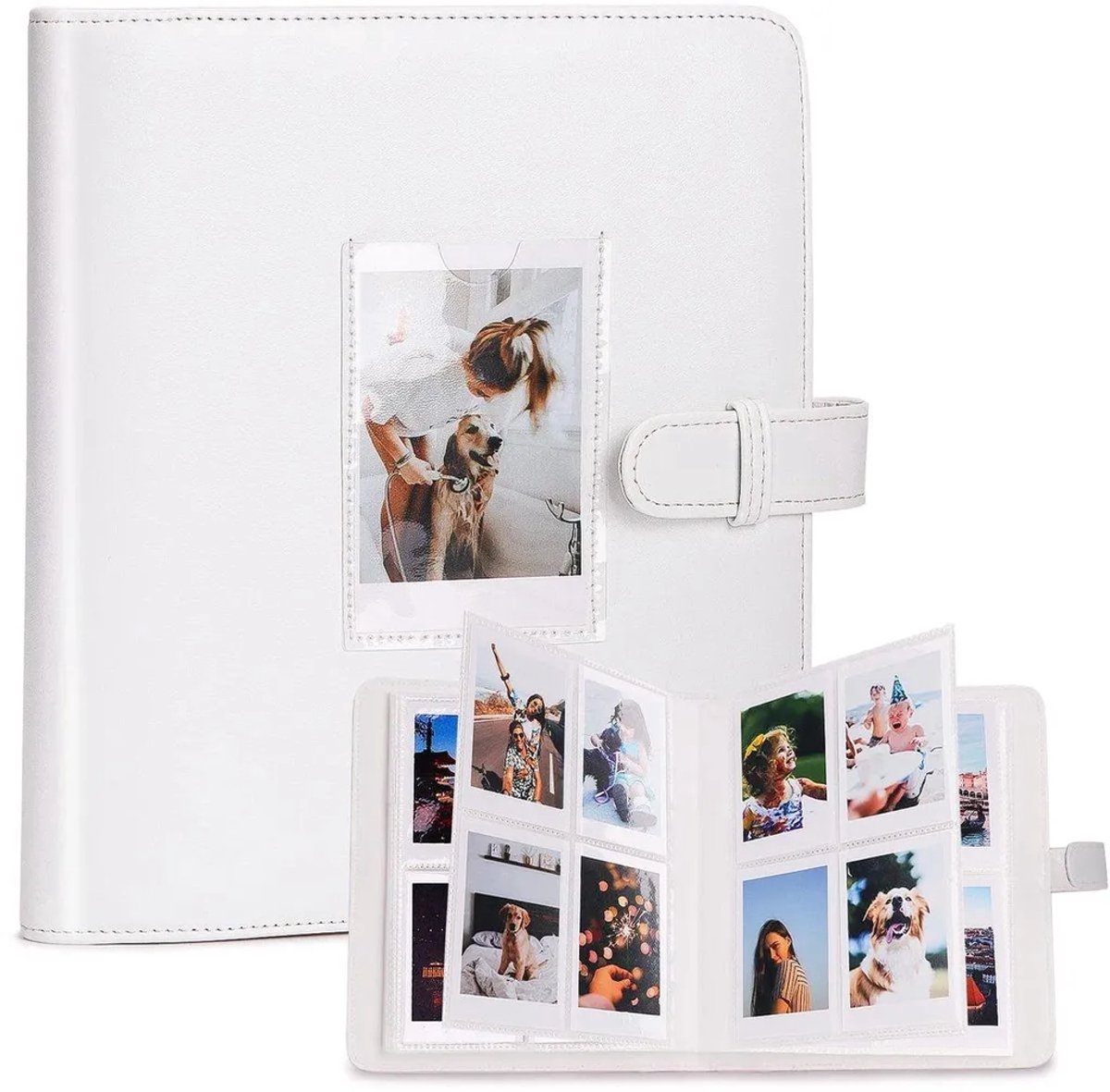 Fotoalbum voor Instax Mini – 273 Foto’s – Geschikt voor 3 Inch Instant Film – Wit – Compatibel met Instax Mini Camera’s & Instant Printers