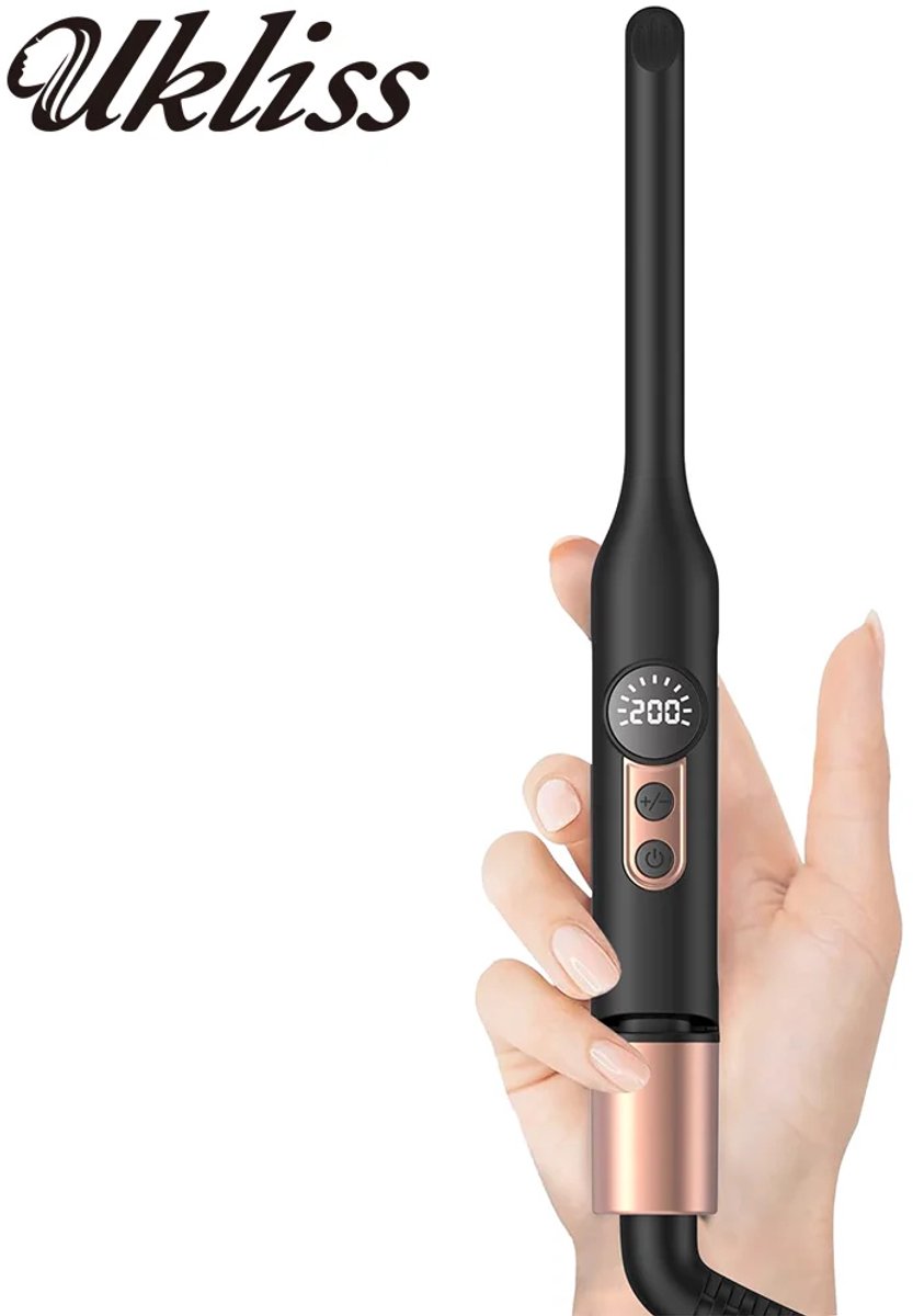 UKLISS-2-in-1 Stijltang-Krullen& Steilen 056-1