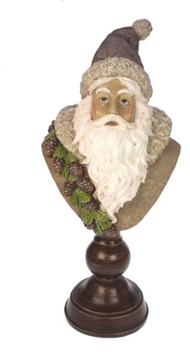 Meander-buste-kerstman-kerst-polyresin-nostalgisch-sfeervol-decoratief-rood-groen