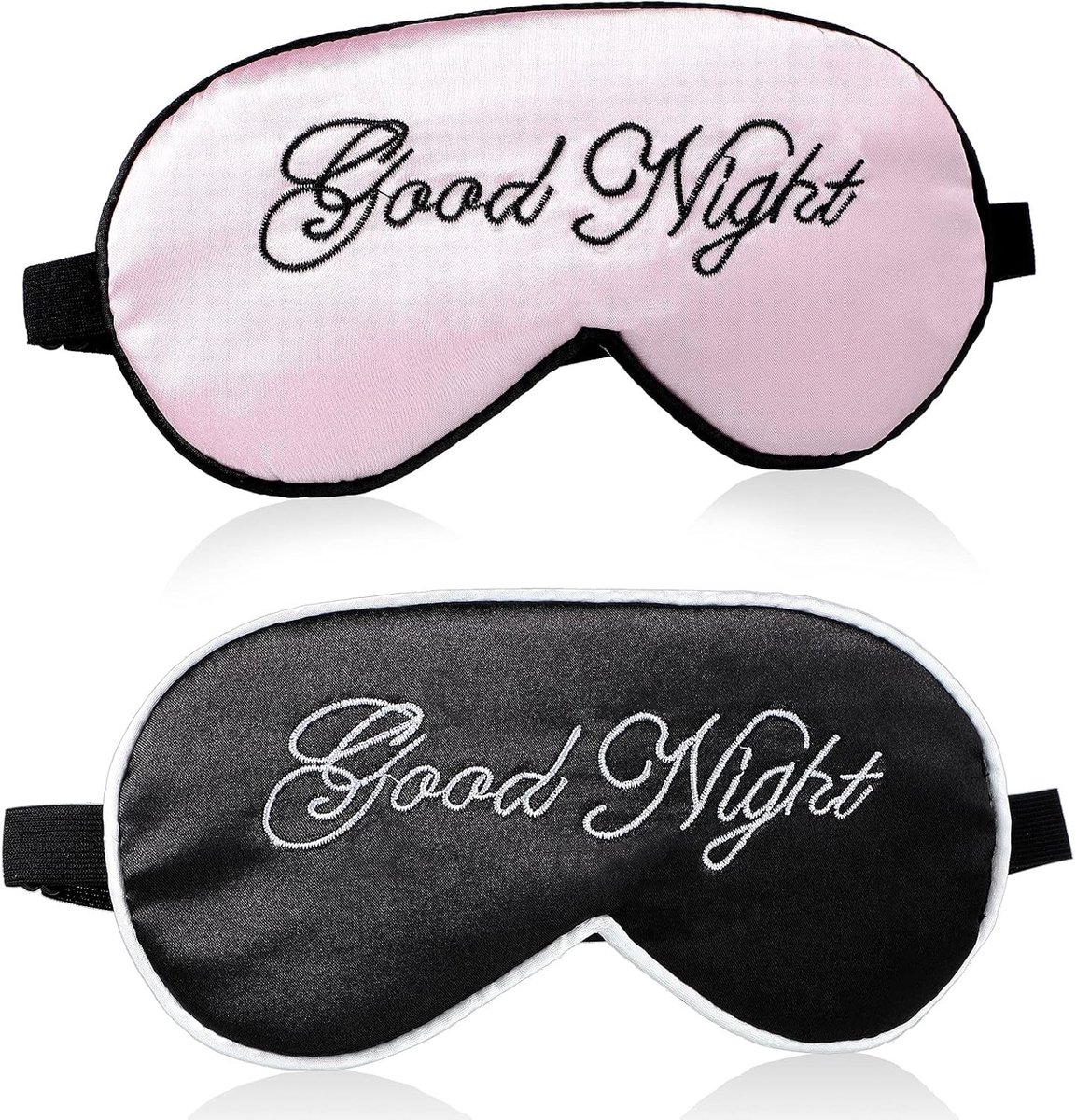 Zijdeachtige Oogmasker voor Volwassenen, Verstelbare Strap, Ideaal voor Slaap, Reizen en Ontspanning, Perfecte Oplossing voor Donkerte en Comfort
