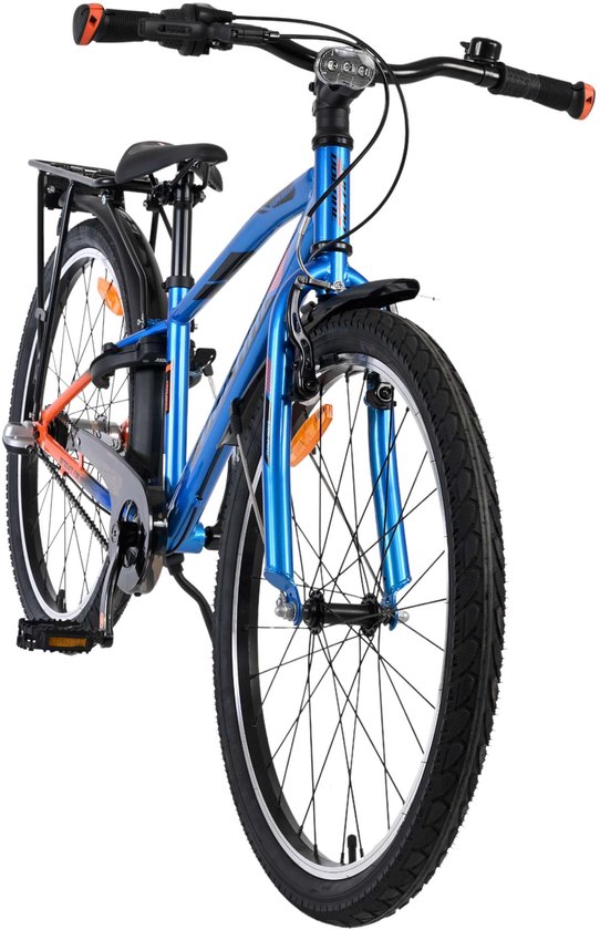 Volare Explorer Kinderfiets - Jongens - 24 inch - Blauw - Shimano Nexus 3 — afbeelding 4