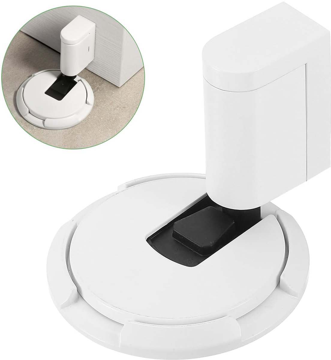 Vloerdeurstopper - Magnetisch - Zelfklevend Zonder Boren - Zwaar - Voor Vloer, Deur en Wand - Deurvastzetter en Deurklinkbuffer