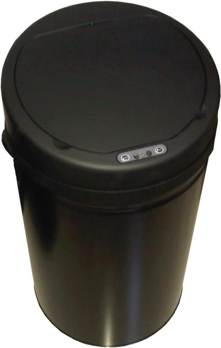 Afvalemmer - Prullenbak Sensor - Hygiënisch Werken - Automatische Deksel - 42 Liter - Mat Zwart