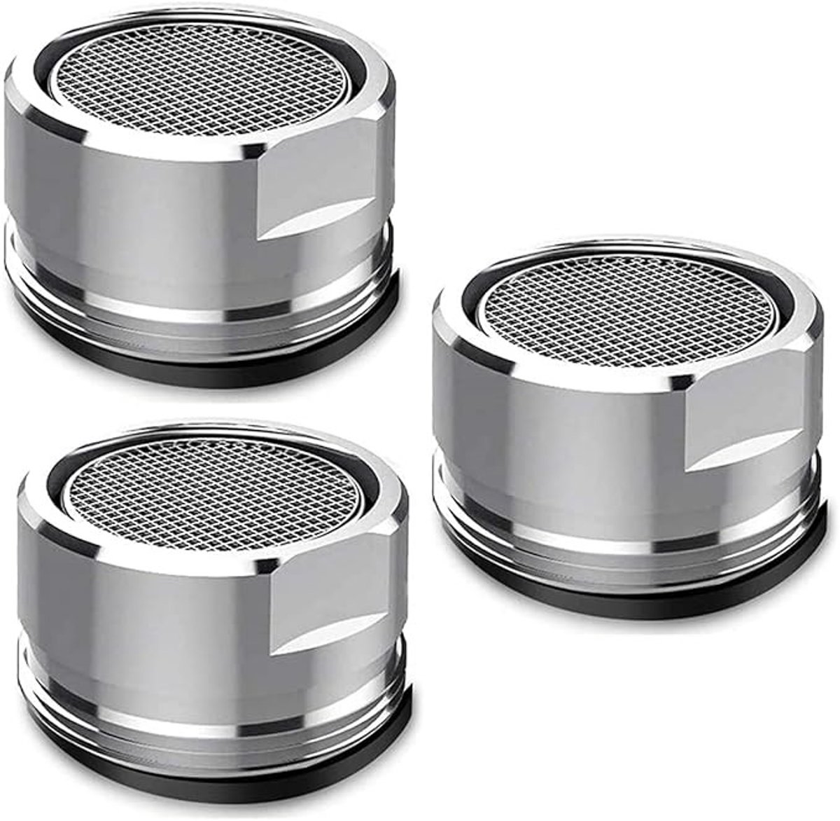 Set van 3 kraanbeluchters 24 mm met buitendraad