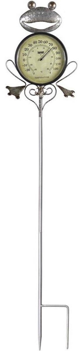 Buitenthermometer op kikker - Rustiek en Weerbestendig voor Tuin en Terras