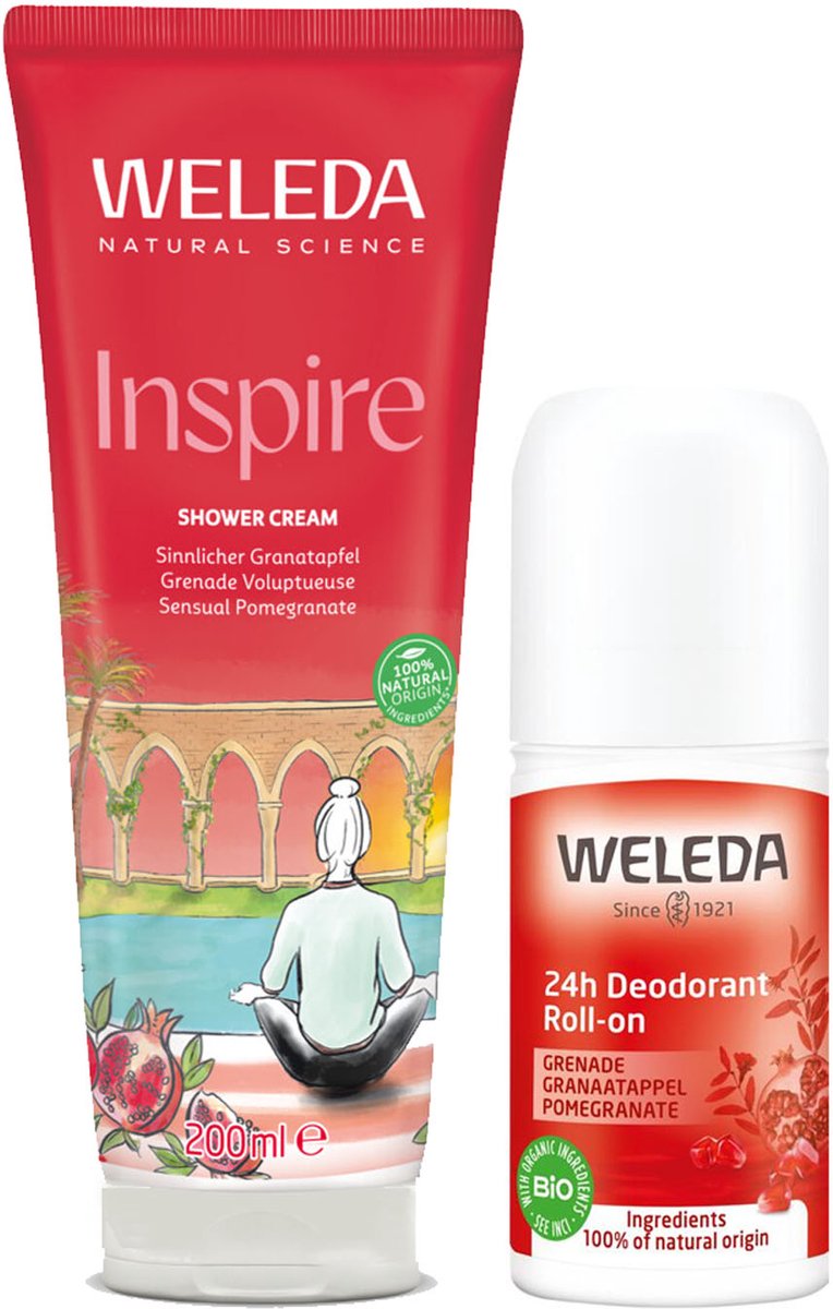 WELEDA Granaatappel Inspire Verzorgingsset – Douchecrème & Deodorant