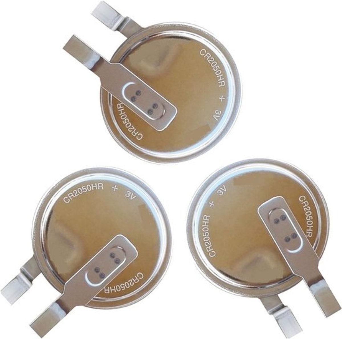 Vervangende Accubatterijen CR2050HR 550 mAh, 3 V, Hoge Temperatuur - 3 Stuks