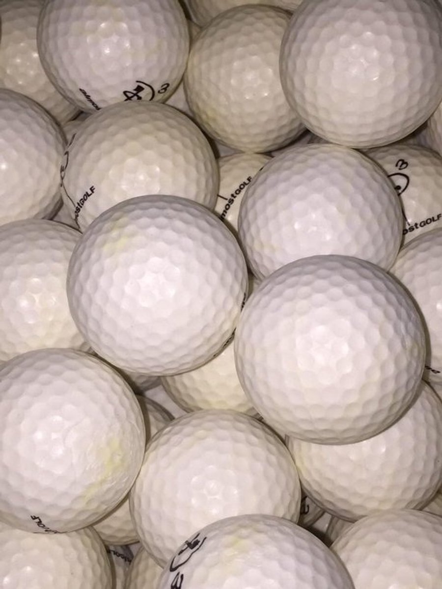 Oefen Golfballen - Trainingsballen - Golf Oefenen - Glas Breukbestendig - 50 Stuks - Wit