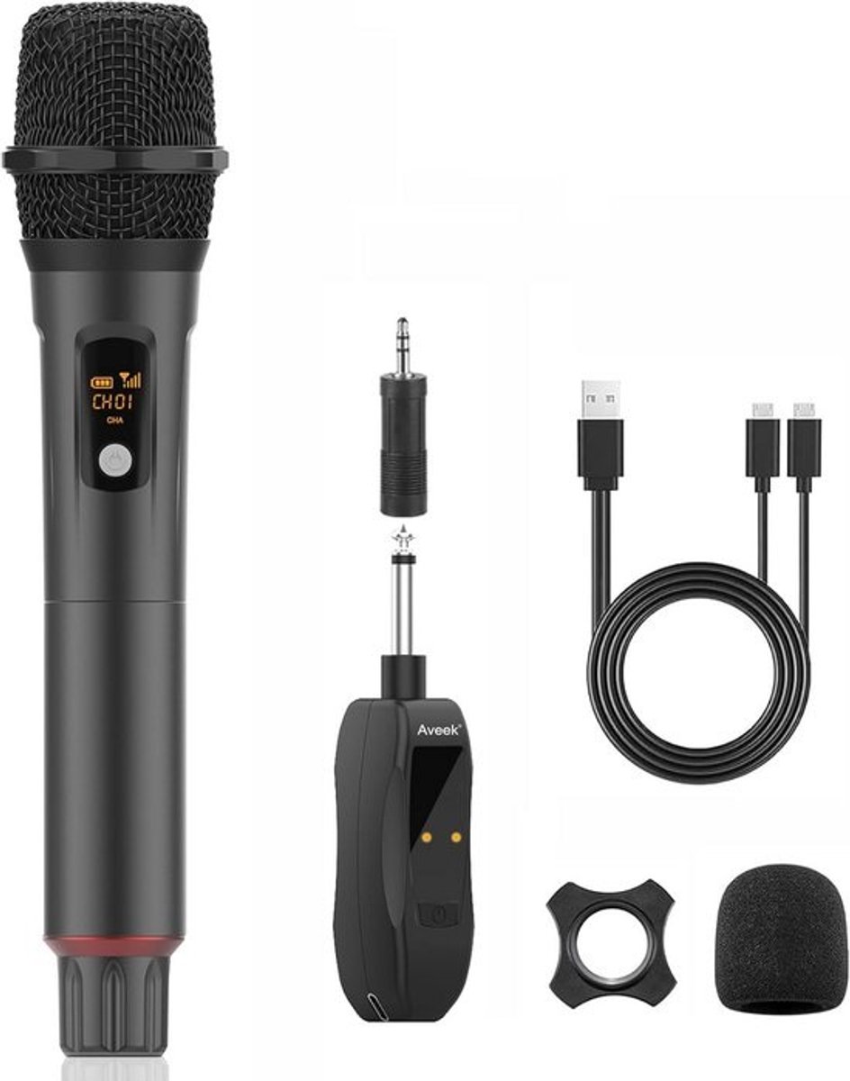Draadloze Karaoke Microfoons met Oplaadbare Ontvanger voor Professioneel Zingen