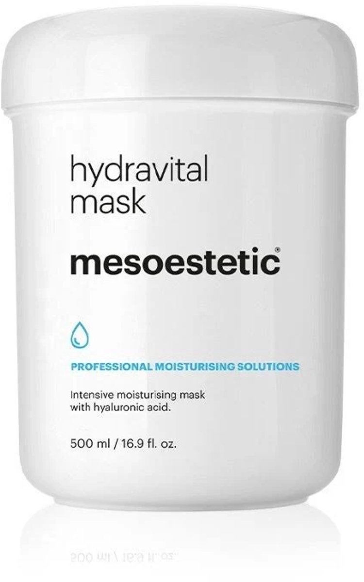 Mesoestetic Hydravital Mask 500 ml – Hydraterend Gezichtsmasker voor Droge, Vochtarme & Gedehydrateerde Huid