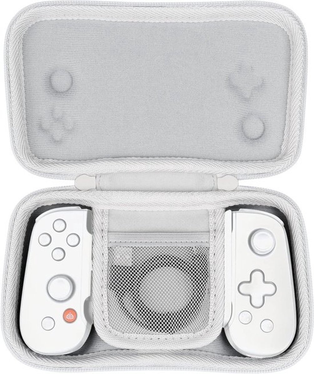 Draagbare harde hoes voor gaming controllers, geschikt voor Backbone Pro en One, wit en stevig ontwerp