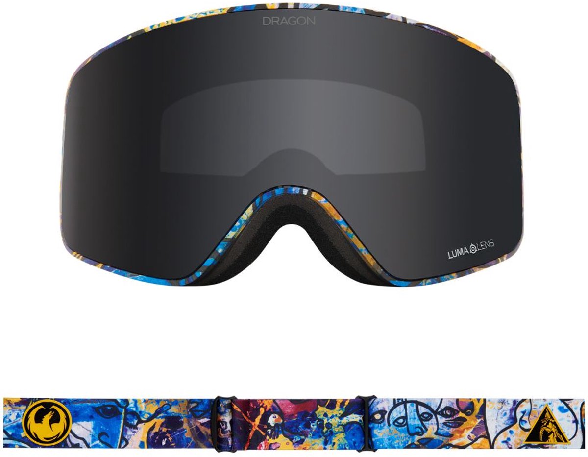 Dragon Alliance NFX MAG OTG Skibril - Chris Benchetler 24/Dark Smoke & Flash Blue