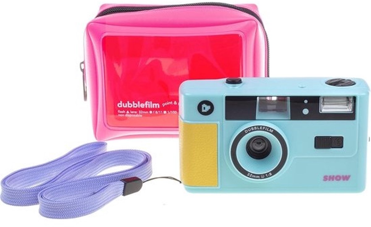 Filmcamera Turquoise - Eenvoudige Analoge Fotocamera