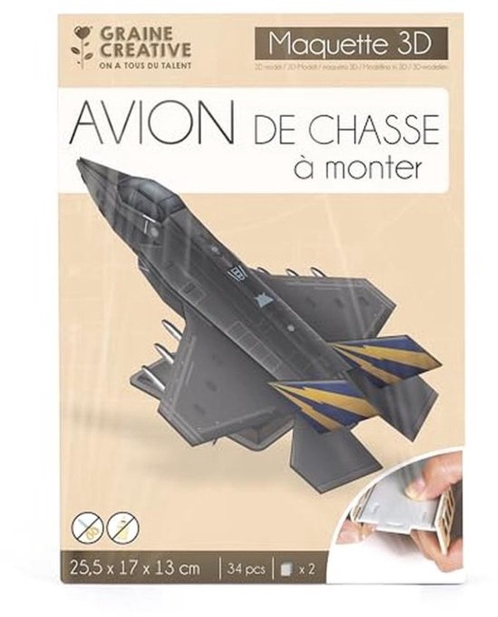 Vliegtuigmodel Constructie Puzzel