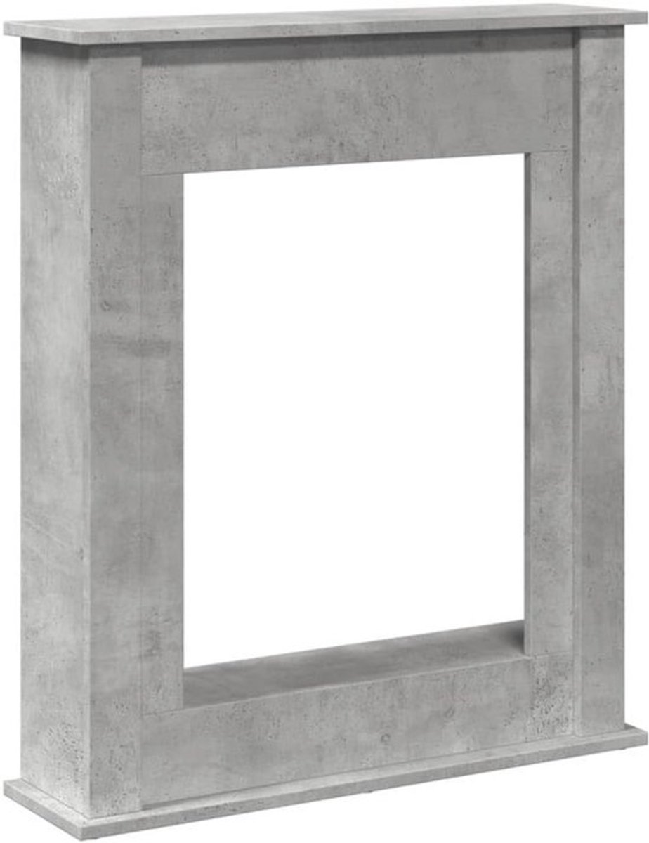 Decoratieve Open Haard Schoorsteenmantel Beton Grijs