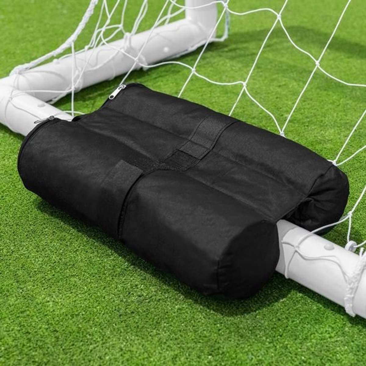 Zandzakken voor sportdoelen en kooien, 13 kg per stuk, set van 2