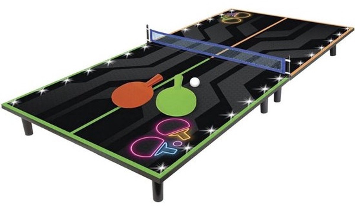 Compacte Tafeltennis Set voor Binnen en Buiten Speelplezier