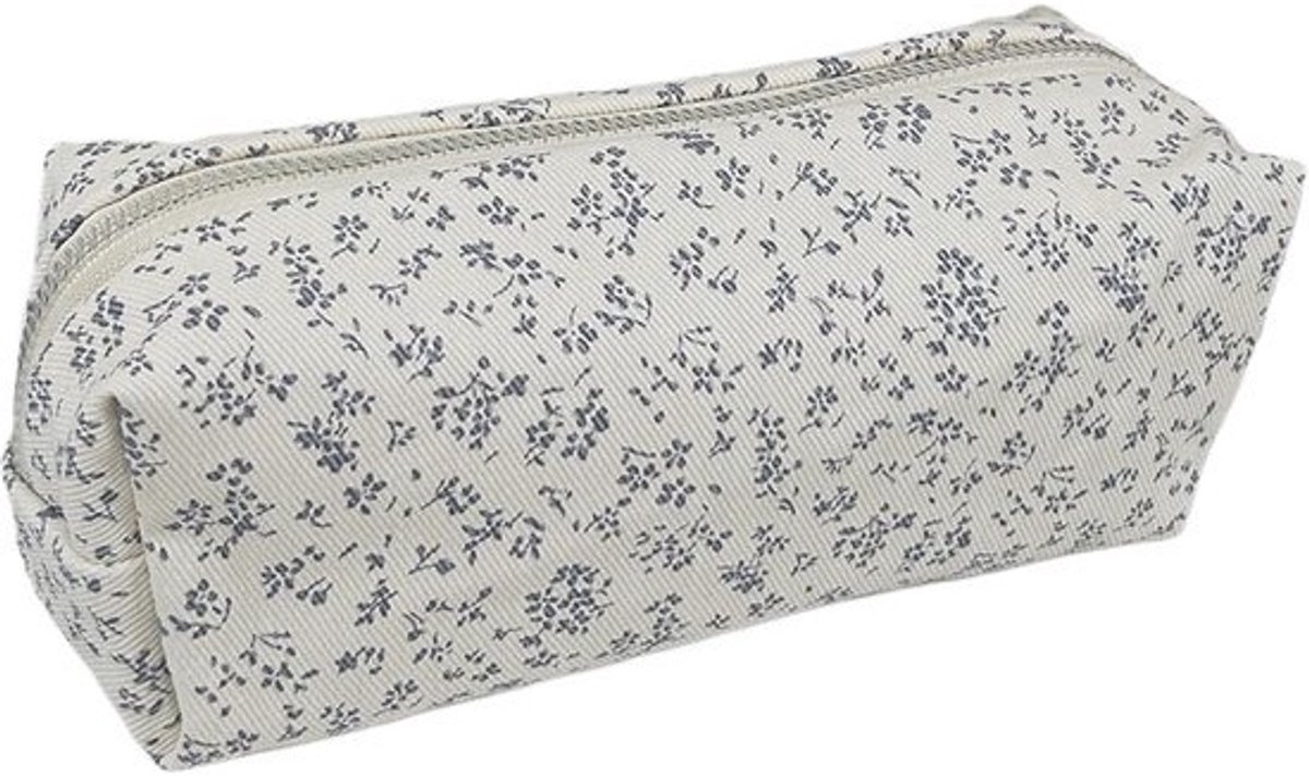 Grote Capaciteit Etui van Zacht Canvas voor Pennen, Make-up of Sleutels