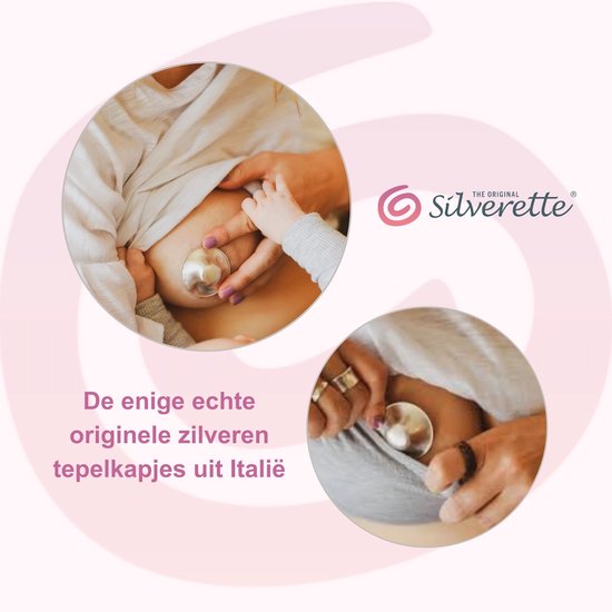 Silverette® Tepelkapjes - REGULAR + O-FEEL™ Ringen - Originele Zilveren Tepelhoedjes - Klinisch Getest - 925 Zilver van Silverette® — afbeelding 5
