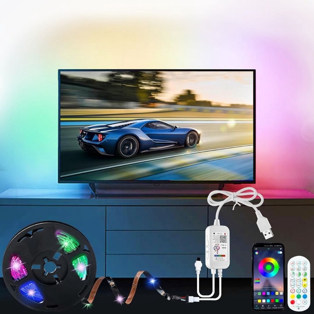 DailySupplies® LED Strip 6 Meter - LED Verlichting Strips - LED Light - Multikleur