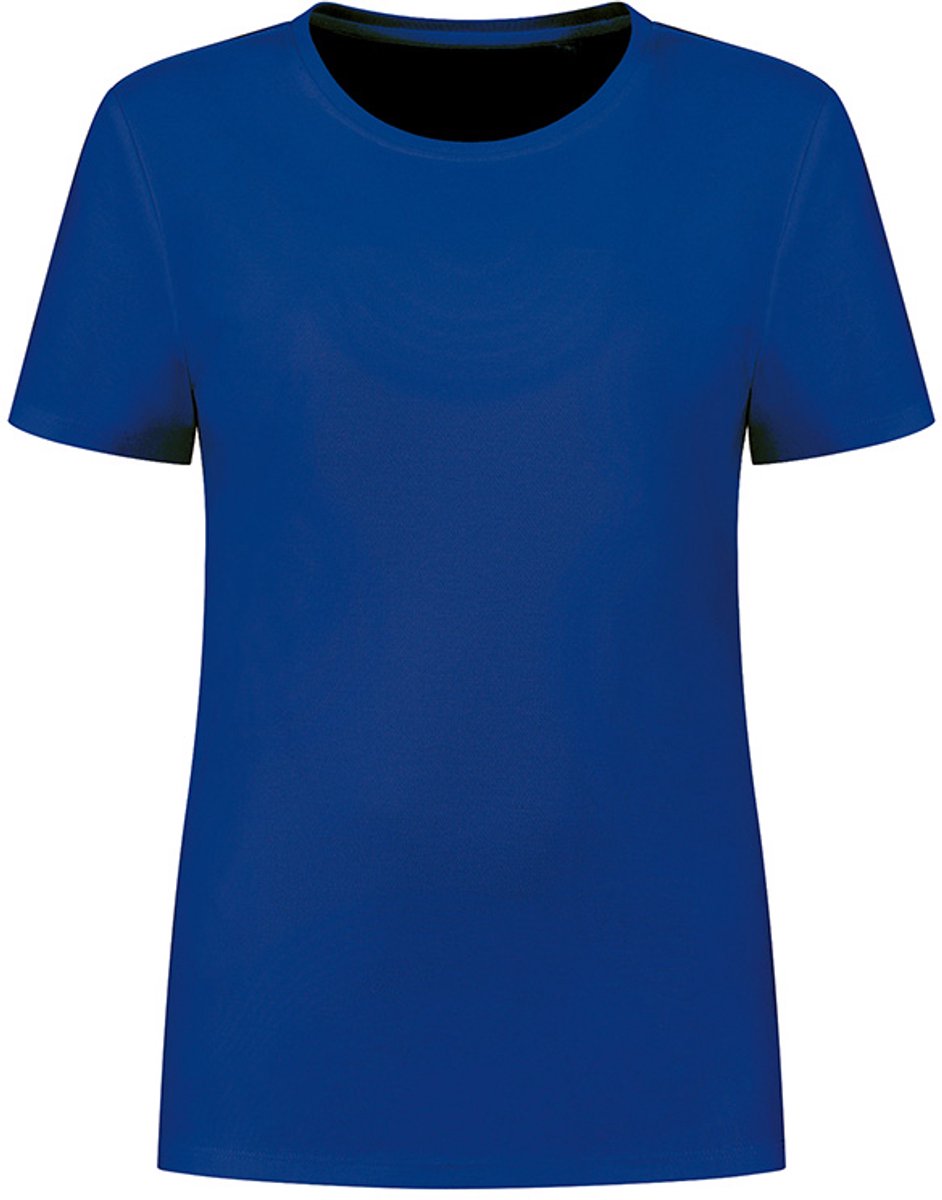 Lemon & Soda T-shirt voor dames met korte mouwen in de kleur royal blue in de maat 3XL