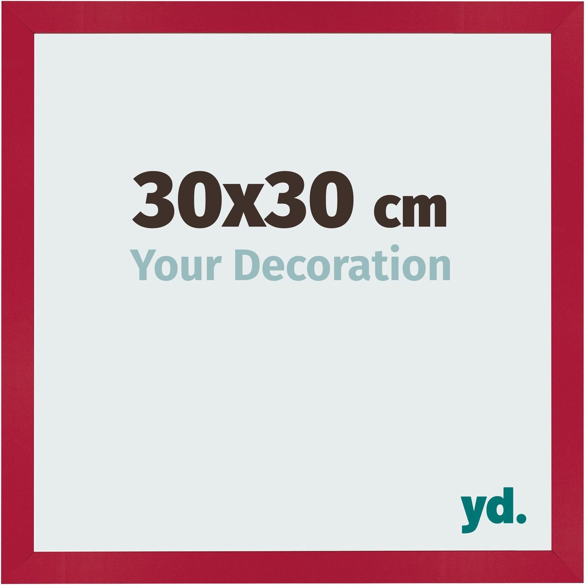 Your Decoration - Fotolijst 30x30 cm - MDF - Rood - Bologna