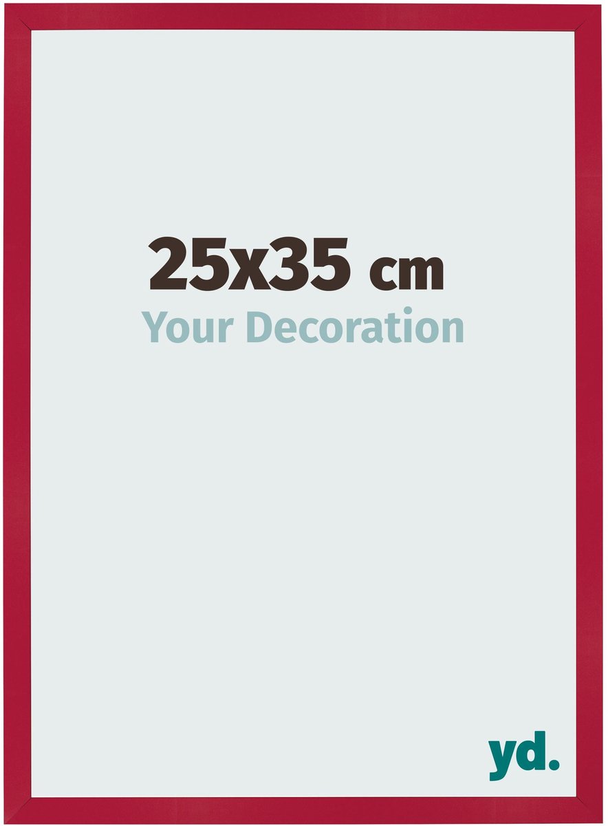 Your Decoration - Fotolijst 25x35 cm - MDF - Rood - Bologna