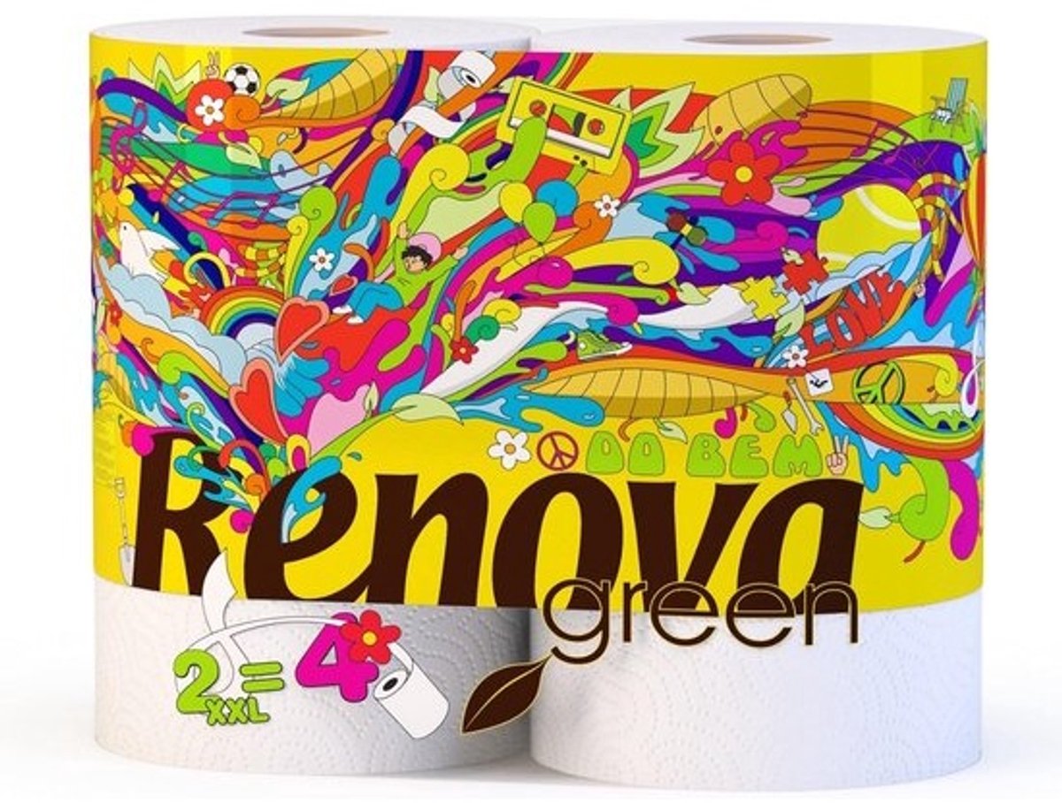 Gerecycleerd keukenpapier XXL 2-laags – chloorvrij en milieuvriendelijk