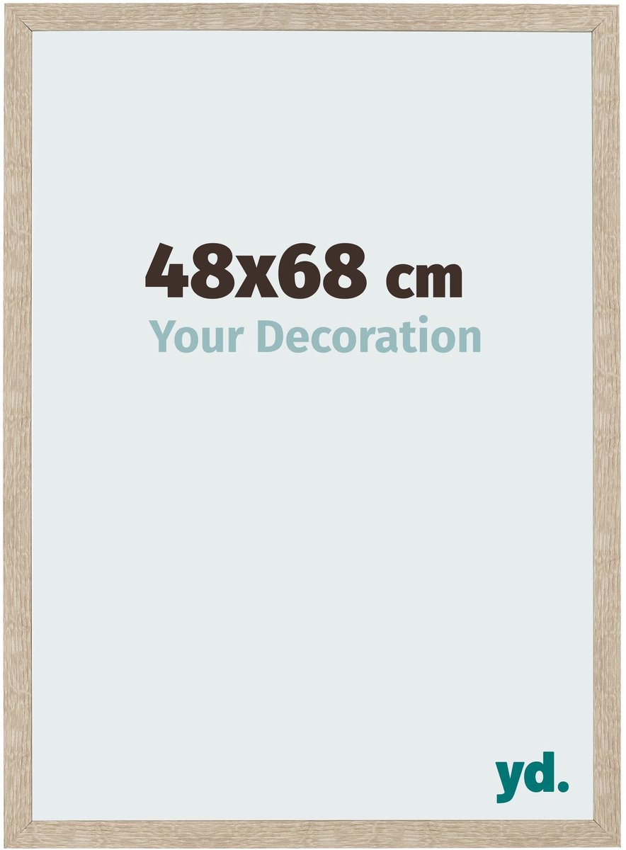 Your Decoration - Fotolijst 48x68 cm - MDF - Sonoma Eiken - Bologna