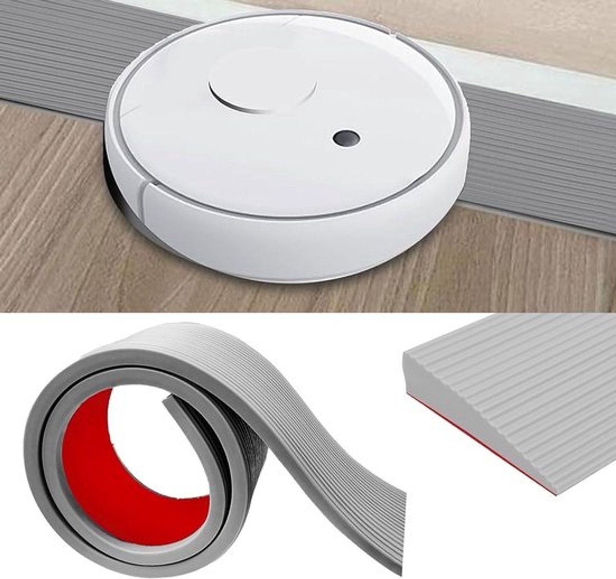 Verstelbare Drempelhelling Rubber Antislip voor Rolstoel en Robotstofzuiger