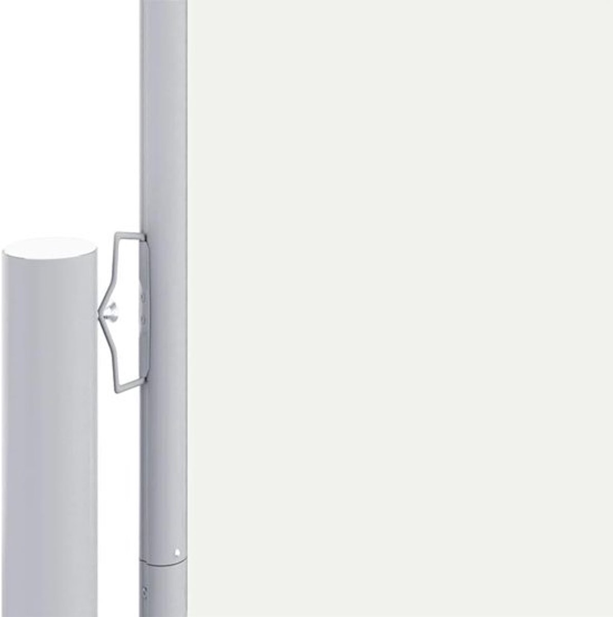 Uitschuifbaar Tuinscherm Zwart 180x1000 cm - Windscherm en Privacy voor Balkon en Tuin