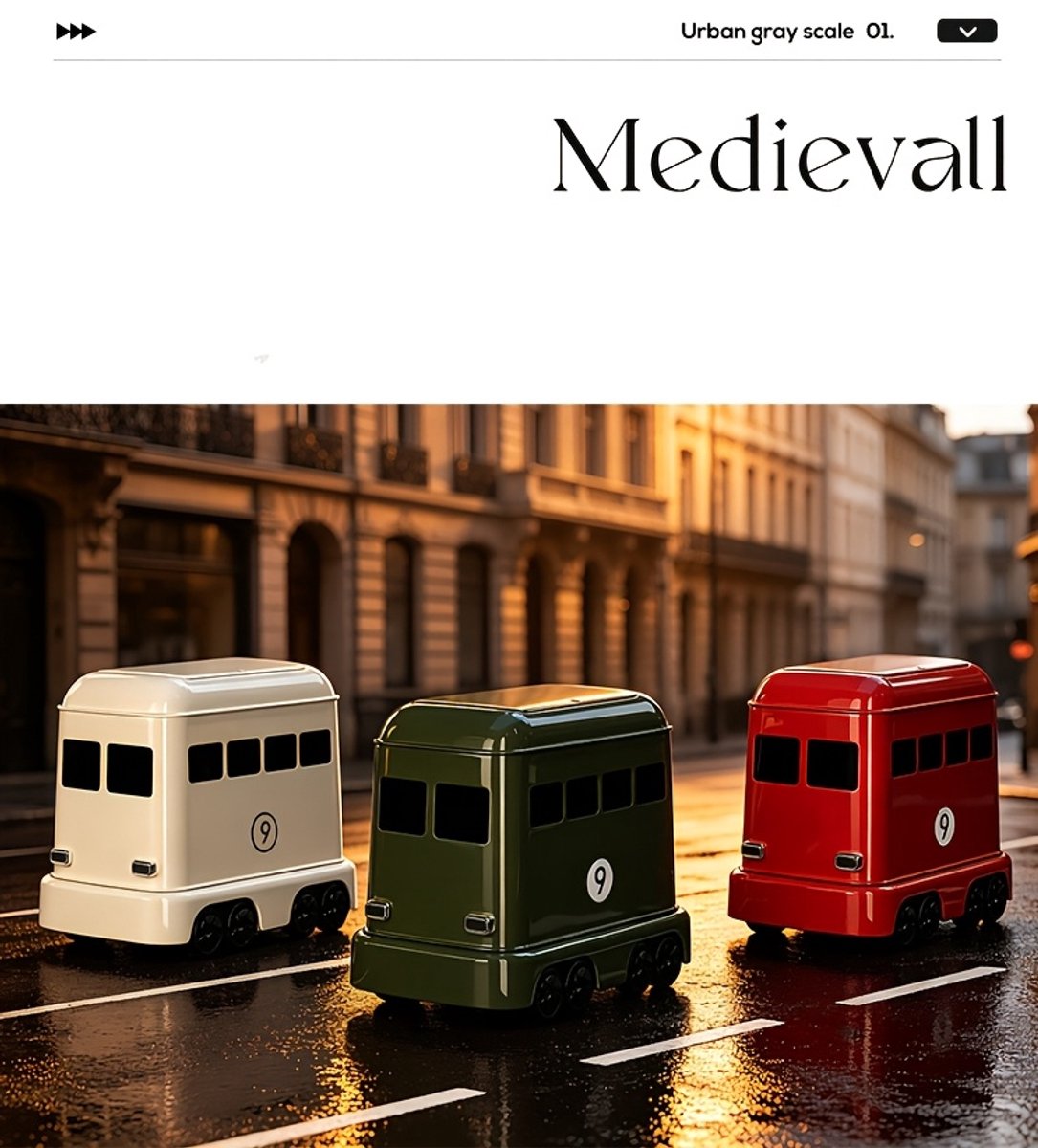 Retro bus‑vormige prullenbak met druk‑opend deksel en verrijdbare wieltjes, decoratieve afvalbak met verwijderbare binnenemmer, praktische vuilnisbak voor woonkamer, kinderkamer, kantoor en slaapkamer,12L De vuilnisbak,Wit