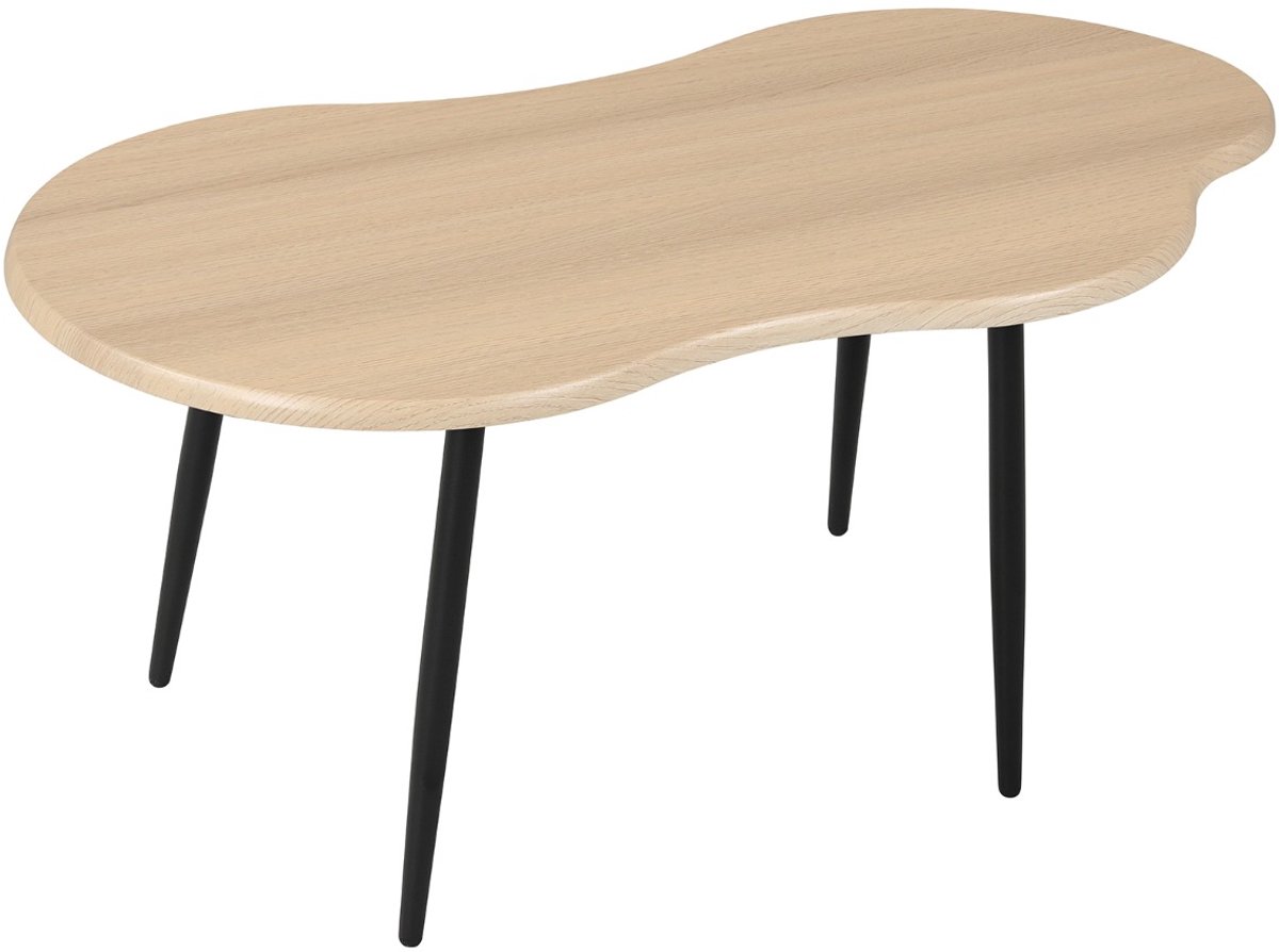 SureDeal® - Salontafel - Wolkvormige Onregelmatige - Metalen Decoratieve Tafel - 100x50x44 cm - Naturel
