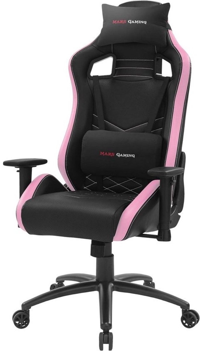 Premium Gaming Stoel Roze - Ademend PU Leer & Ergonomisch Comfort