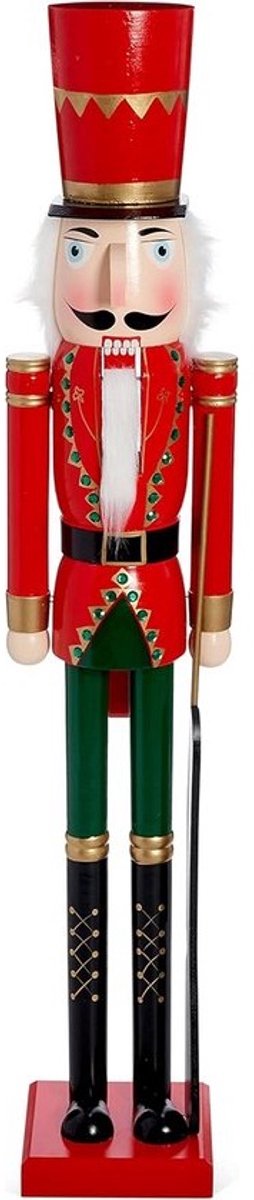 Notenkraker Kerstdecoratie - Beeld Voor Binnen - Pop Woonkamer - Hout - Collectable